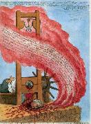 James Gillray The Blood of the Murdered Crying for Vengeance oil